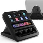 Elgato Stream Deck + XLR - Audio Mixer & Controller, Rear XLR-to-USB Mic Interface, Compatible with Any XLR Mic for Podcasting, Streaming, Content Creators, dials and LCD Keys, PC/Mac