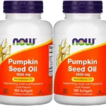 Now Foods Pumpkin Seed Oil 1000mg Soft-gels, 200-Count (100X2)