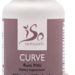 Curve Butt Enhancement Pills - Bum Bum Booty Pills for Bigger Butt. 60 Easy to Swallow Capsules