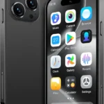 Upgraded Mini Phone with 4.0'' HD Touchscreen Mini Smartphone 2000mAh Battery Dual SIM Little Mobile World's Smallest Phone with Face ID App Download Kids Cellphone Pocket 2GB+16GB Black