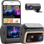 DDPAI 4K Dash Cam Front and Rear, Z60 Pro Dual STARVIS 2 Dashcam, 2 Channel HDR, 4K+1080P Dash Camera for Cars with 32GB eMMC, 5G WiFi GPS, 3" IPS Screen, Night Vision, ADAS, 24H Parking Mode,G-Sensor