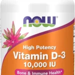 NOW Foods Supplements, Vitamin D-3 10,000 IU, Highest Potency, Structural Support*, 30 Softgels