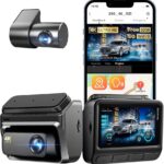 DDPAI 4K Dash Cam Front and Rear, 2160P+1080P Dash Camera for Cars, up to 15MB/s 5GHz WiFi6 Dashcam with 32G eMMC, GPS, Night Vision, 3" IPS WDR ADAS 20 Days Parking Mode Loop Recording G-Sensor, Z60