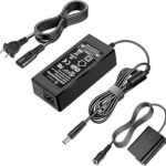 Gonine AC-PW20 Power Supply NP-FW50 ZV-E10 Dummy Battery ACPW20 Continuous AC Adapter Kit for Sony Alpha ZVE10 A6400 A6000 A5100 A6100 A6300 A6500 A7 A7II A7S A7SII RX10 II IV Cameras.