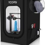 YOOPAI 3D Printer Enclosure, Fireproof Dustproof Tent Constant Temperature Protective Cover For Creality Ender 3/Ender 3 Pro/Ender 3V2/Ender 3S1/Neo/Anycubic Elegoo, 29.5×25.6×21.6"