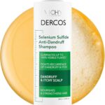 Dercos Selenium Sulfide Anti Dandruff Shampoo, Dry Scalp Treatment and Itch Relief. Prescription Strength Comparable to 2% Ketoconazole, for Mild to Severe Dandruff-Prone Hair & Flaky, Itchy Scalps