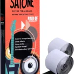 SATONE Pedalboard Mounting Tape - Hook and Loop Strips with Adhesive for Guitar Pedal Board, Heavy Duty Pedal Grip Tape - 2IN Wide 6.6FT Long