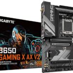 GIGABYTE B650 Gaming X AX V2 (rev. 1.0) AM5 LGA 1718 AMD B650 ATX DDR5, Triple M.2, PCIe 5.0, USB 3.2 Gen2x2 Type-C, AMD Wi-Fi 6E, Realtek 2.5GbE LAN (Renewed)