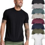 INTO THE AM Mens T Shirt - Short Sleeve Crew Neck Soft Fitted Tees S - 4XL Fresh Classic Tshirts