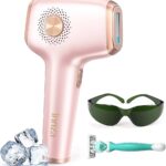 INNZA IPL Hair Removal with Ice Cooling Care Function for Women Permanent,999,999 Flashes Painless IPL Hair Remover, Hair Removal Device for Armpits Legs Arms Bikini Line