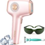 INNZA IPL Hair Removal with Ice Cooling Care Function for Women Permanent,999,999 Flashes Painless IPL Hair Remover, Hair Removal Device for Armpits Legs Arms Bikini Line