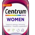 Centrum Multivitamin for Women, Multivitamin/Multimineral Supplement with Iron, Vitamin D3, B Vitamins and Antioxidant Vitamins C and E, Gluten Free, Non-GMO Ingredients - 250 Count