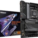 GIGABYTE B650 AORUS Elite AX AMD B650 ATX Motherboard with DDR5, PCIe 5.0, WiFi 6E, 5-Year Warranty