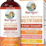 MaryRuth's Liquid Multivitamin + Hair Growth | Biotin 10000mcg | Lustriva Hair Growth Supplement | Clinically Tested in Women for Thicker Hair & Facial Wrinkle | Skin Care | Ages 18+ | 30 Fl Oz
