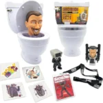 Skibidi Toilet Mystery Toilet Mystery Toilet with Surprise Toys to Discover Inside, Officially Licensed Skibidi Toilet Merch