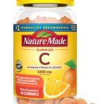 Nature Made Maximum Strength Dosage Vitamin C 1000mg per Serving, Immune Support Vitamin C Gummies for Adults, 80 Vitamin C Gummies, 20 Day Supply