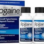 Men's Rogaine Extra Strength 5% Minoxidil Topical Solution for Thin Hair, Hair Loss Treatment to Regrow Fuller, Thicker Hair, 3 Month Supply, 3 Bottles
