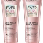 L'Oreal Paris EverPure Sulfate-Free Vegan Hair Care Kit - Shampoo and Conditioner to Strengthen and Repair Hair Bonds (Packaging May Vary)