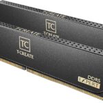 TEAMGROUP T-Create Expert CL30 Overclocking 10L DDR5 32GB Kit (2 x 16GB) 6000MHz (PC5-48000) Intel XMP 3.0 & AMD Expo Compatible Desktop Memory Module Ram Black - CTCED532G6000HC30DC01