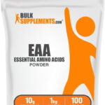 BulkSupplements Essential Amino Acids Powder (EAA), 10g Per Serving - 1 Kilogram (2.2 lbs) - 100 Servings
