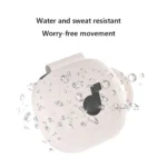 Silicone Case with Carabiner Portable Cover Anti-Scratch Front LED&Logo Visible for Anker Soundcore P40i Earbuds Charging Case