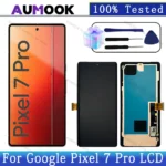6.7" Tested For Google Pixel 7 Pro OLED Display GP4BC GE2AE GFE4J LCD Screen Digitizer For Pixel 7 Pro LCD Screen Parts