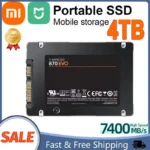 قرص الحالة الصلبة Xiaomi Mijia 4TB SSD 870 EVO 1 تيرا بايت 2 تيرا بايت محرك الأقراص الصلبة الداخلي Sata3 2.5 بوصة لأجهزة الكمبيوتر المحمول وسطح المكتب الصغير