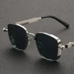2025 Polarized Sunglasses Men High End Handsome Driving Special Anti UV High Quality Metal Punk Fashion Trends Sunglasses