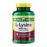 Spring Valley L-Lysine Tablets, 1000mg, 100 Ct