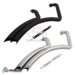 For Honda Shadow Aero 750 VT750C 2004-24 Whole Exhaust System Black Muffler Pipe