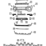Genuine Mopar Tow Hook Plug 6WR93TZZAA