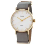 Timex Fairfield Quartz White Dial Ladies Watch TW2P98500VQ