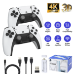 4K HDMI TV 40000+ Video Game Stick Retro Gaming Console w/ 2 Wireless Controller