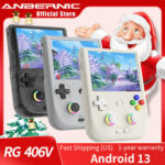 ANBERNIC RG406V Retro Handheld Game Console Android 13 WIFI 4-inch Video Games