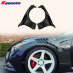For Infiniti G37 08-13 2 Door Vented V3 Style Coupe Front Fender Carbon Fiber