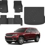 3W Floor Mats & Car Cargo Liner for 2022-2025 Jeep Grand Cherokee All Weather