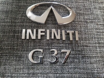 2009-2013 INFINITI G37 Sedan Rear Trunk Lid Emblem BADGE LOGO OEM