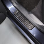 Carbon Fiber Door Sill Scuff Guard Trim Sticker For Infiniti G37 Sedan 10-13