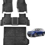 All Weather Floor Mats Cargo Liner Fit for 2022-2025 Jeep Grand Cherokee 2-Row