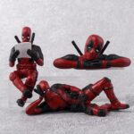 Disney فيلم ديزني 1 قطعة أشكال عمل بطل القوى الخارقة ديدبول وولفرين، فيد وينستون ويلسون، زينة مكتبية، ديكور سيارة أو مكتب منزلي، لعبة نموذج مصغر مضحك هدية