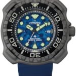 Citizen Men's Analogue Eco-Drive Watch with a Rubber Band Promaster Marine