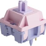 AKKO V3 Fairy Linear Silent Keyboard Switch for Mechanical Gaming Keyboard, 5-Pin 50gf Quiet Pre-Lubed Switches with Standard MX Structure (45pcs)