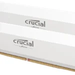 Crucial Pro 32GB DDR5 RAM Kit (2x16GB), CL36 6000MHz, Overclocking Desktop Gaming Memory, Intel XMP 3.0 & AMD Expo Compatible, White - CP2K16G60C36U5W
