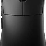 Lamzu Inca Gaming Mouse, 8K Polling Rate, Optical Switches, TTC Encoder, Paw3950 IC, Nordic 52840 MCU, Symmetrical High-Hump, Recommended for Claw-Grip Gamers, 8K Dongle Included (Black)