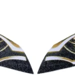 Headlight Sticker Protective Waterproof Motorcycle Decal for Honda CBR 600RR CBR600RR CBR 600 RR 2003 2004 2005 2006 Accessories (Yellow)