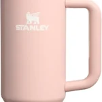 Stanley Quencher H2.0 Tumbler with Handle and Straw 30 oz | Flowstate 3-Position Lid | Cup Holder Compatible for Travel | Insulated Stainless Steel Cup | BPA-Free | Peach Whip Gloss