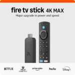 Amazon Fire TV Stick 4K Max streaming device (newest model) supports Wi-Fi 6E, free & live TV without cable or satellite