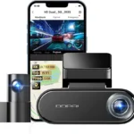 DDPAI 4K Dash Cam Front and Rear, 2160P+1080P Car Dash Camera, GPS 5G WiFi Dashcam for Cars, Free eMMC 32G Dual Storage Support 512G,Radar Motion Detection,Night Vision,72 Hour Parking Mode, N5 Dual