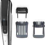 Norelco Philips Beard Trimmer and Hair Clipper Series 5500, Electric, Cordless, one Pass Beard Trimmer and Hair Clipper with Washable Feature for Easy Clean - No Blade Oil Needed - BT5511/49