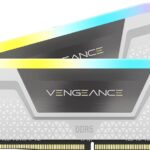 CORSAIR VENGEANCE RGB DDR5 RAM 32GB (2x16GB) 6000MHz CL36-44-44-96 1.35V Intel XMP Desktop Computer Memory - White (CMH32GX5M2E6000C36W)